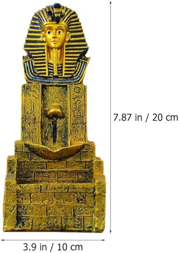Miniatura 4 de Quemador de incienso de reflujo, soporte de incienso egipcio, reflujo, quemador de incienso egipcio, soporte de incienso en cascada, adorno para