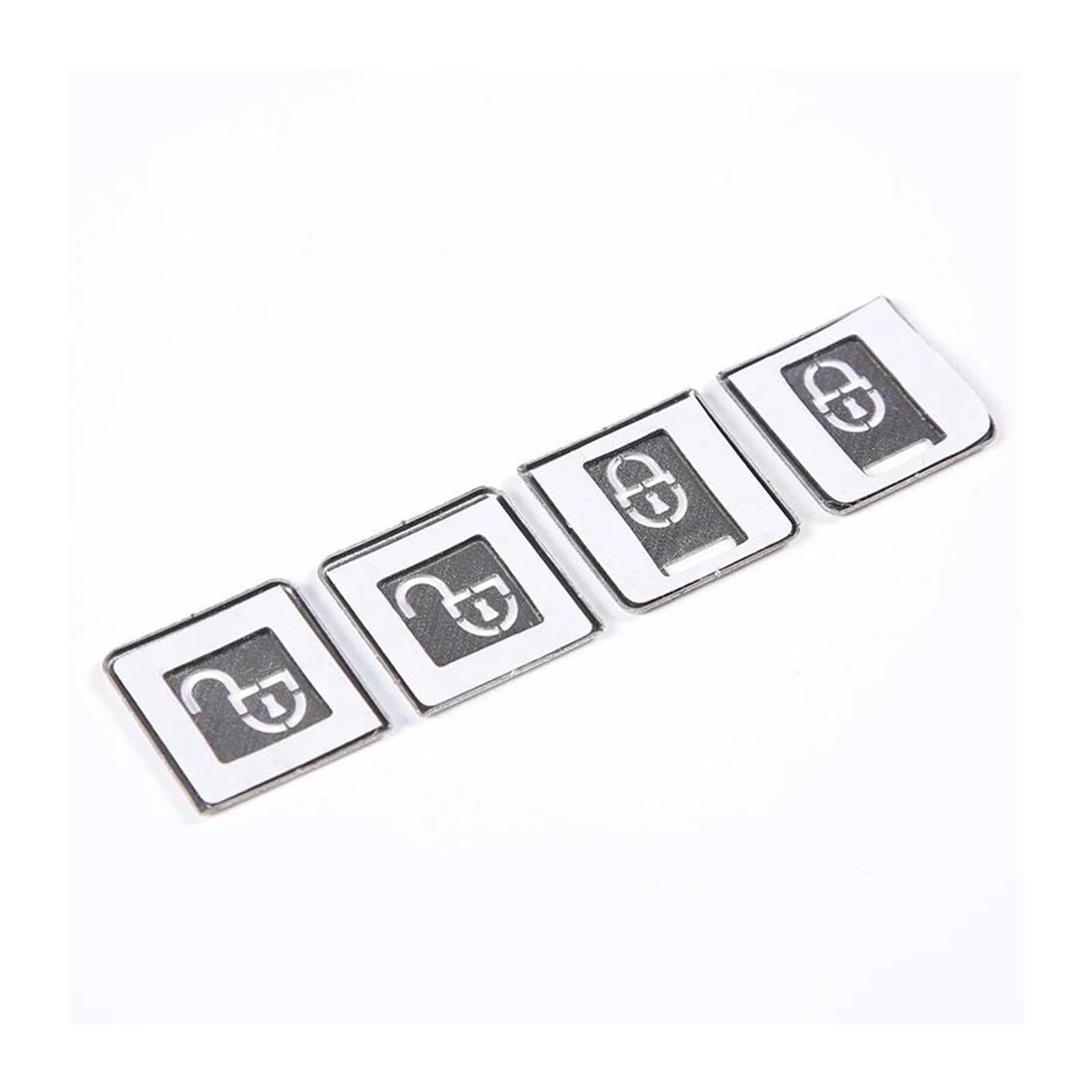 Rivestimento interno della consolle centrale Per XJ 2010-2019 Adesivo pulsante blocco bambino auto Accessori per telaio chiave per bambini