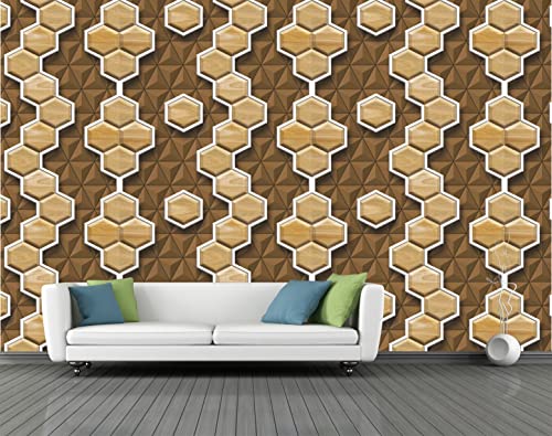 Image of CABANA HOMES Wall Stickers DIY Botanical Wallpaper for Living Room (45 x 125 cm) (6 sq. ft) Decorative Self Adhesive Decals Bedroom Home Decor Office Ceiling, Brown