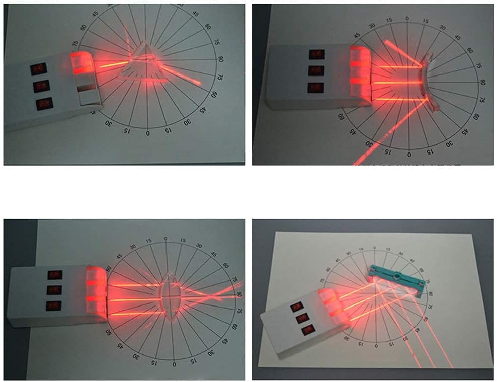 Physical Optics Experiment Kit Optical Bench Set Concave Convex Lens Imaging Pinhole Imaging Light Reflection Dial