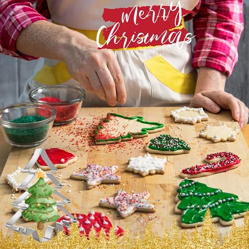 Christmas Tree Shaped Cookie Cutter,Christmas Tree Biscuit Cutter for Baking - Image 5