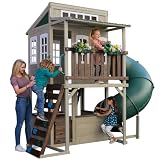 KidKraft Cozy Escape Spielturm Kinder Outdoor mit Rutsche und...