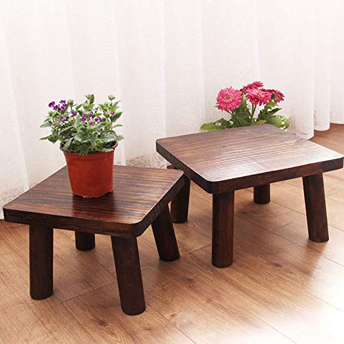 Taburetes de madera tratada con carbonización impermeable y efecto anticorrosión marca MU 4