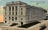 Post Office and Federal Building Tacoma, Washington WA Original Antique Postcard