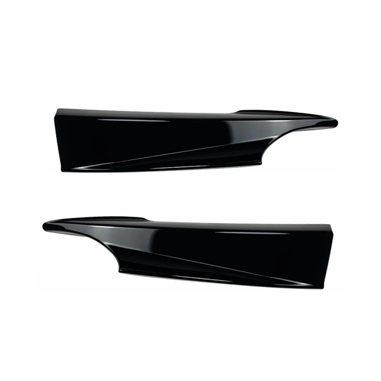 séparateur lèvre Avant pour BMW Série 3 F34 GT F34 320i 325i M Et Sport (2014-2019) : Lame De Pare-Chocs Avant, Spoiler Latéral, Diffuseur, Séparateur d'angle(Gloss Black)