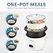 AROMA® 20-Cup (Cooked) One-Touch Rice Cooker and Food Steamer with Auto-Warm | 10 cups uncooked, 20 cups cooked (ARC-390NGP)