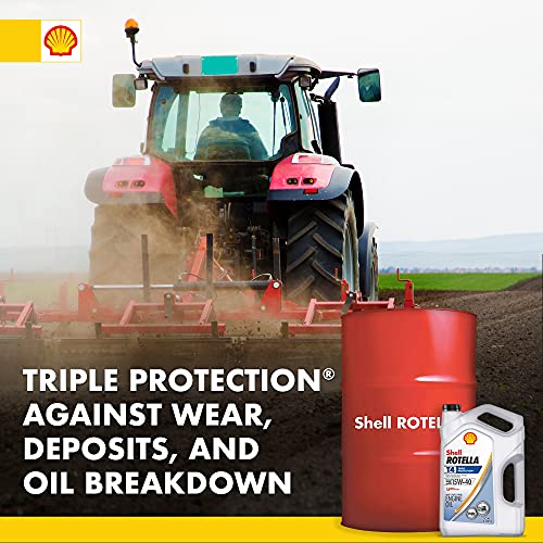 Shell Rotella T4 Triple Protection Conventional 15W-40 Diesel Engine Oil (55-Gallon Drum) #TOP2