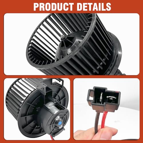 Image of AC Heater Blower Motor with Fan Fit for Ford Expedition 2007-2008, for Lincoln Navigator 2007-2008, Replacement for OE# 700225, 7L1Z19805D, FO3126131