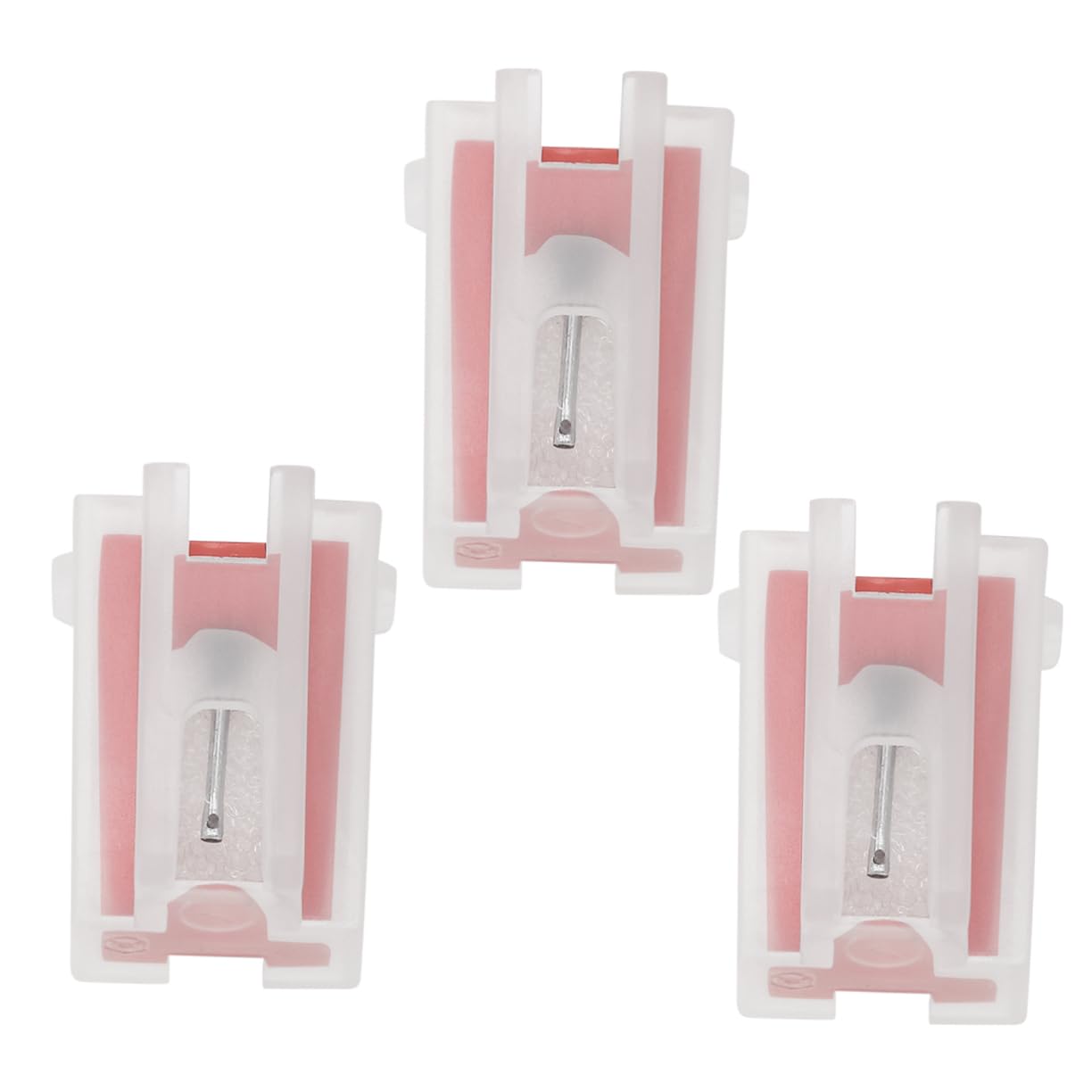 BESPORTBLE 3pcs Stylus Replacement Needles for Vinyl Record Player Phonograph Needle Durable Aluminum Rod Audio Accessories Enhanced Sound for Cherished Albums