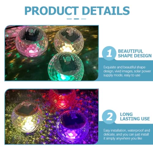 Luz flotante solar para piscina VILLCASE impermeable: decora tu exterior sin cables 3