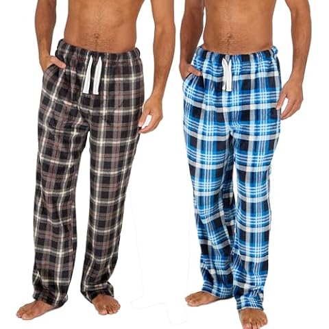 INSIGNIA 2 Pack Men's Fleece Lounge Pants Cover