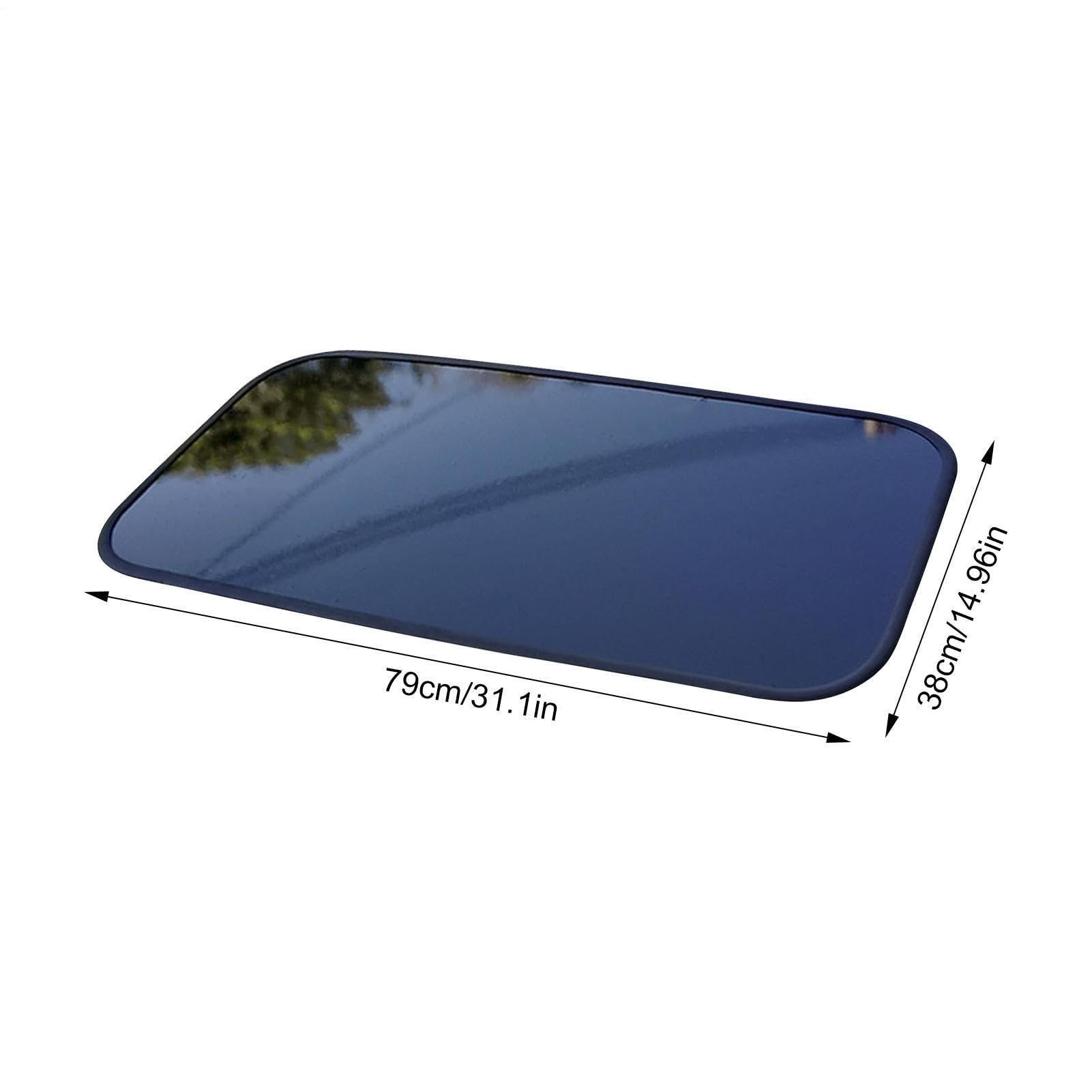 Decalcomania Per Tettuccio Apribile - Adesivo Per Finestra Resistente Al Calore 79x38 Cm | Pellicola Per Tetto Auto In PVC, Copertura Autoadesiva, Aspetto Realistico Del Lucernario Per Lo Styling Este