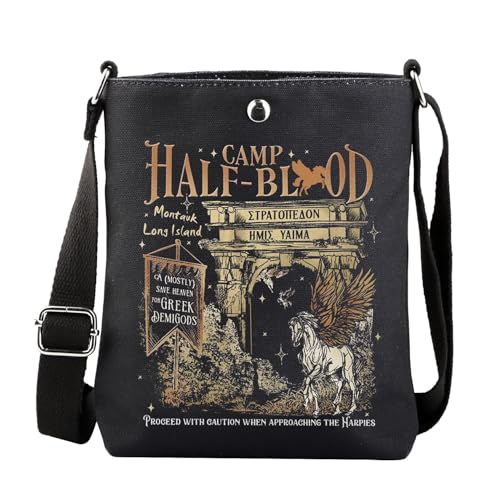 MAOFAED Literary Theme Crossbody Bag for Book Lover, Greek Mythology Gift, History Teacher Gift, Ancient God Goddess Gifts(save heaven)