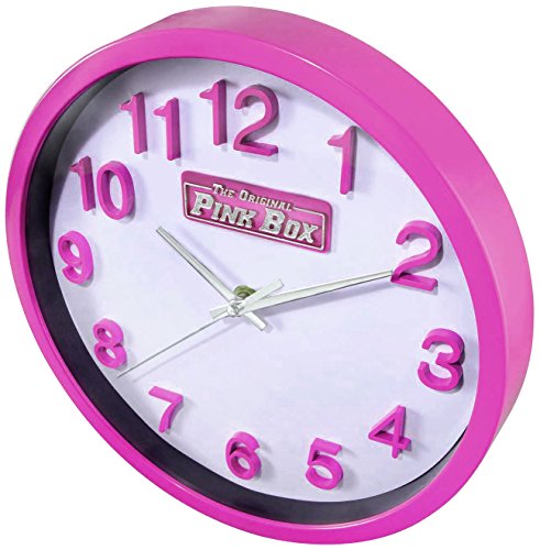 The Original Pink Box - PB12WC Round Wall Clock, 10