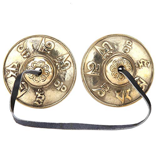 Tibetan Bell, handgemaakte Tibetaanse meditatie Bell boeddhistisch percussie-instrument(#2) - Image 4