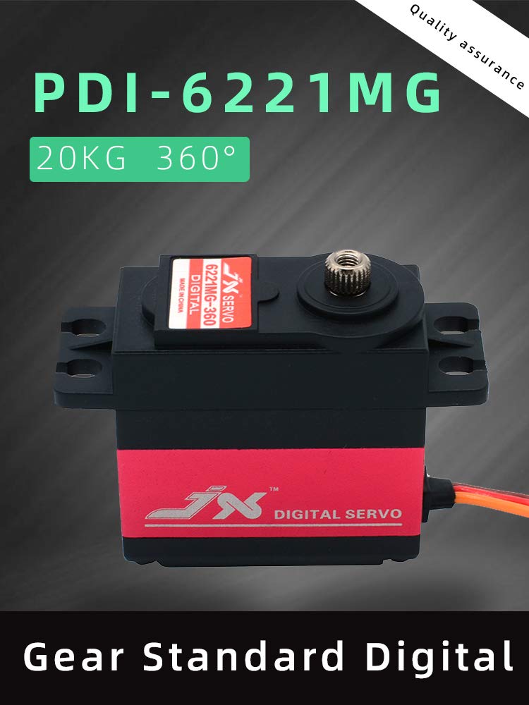 JX Servo PDI-6221MG 20KG Engrenage métallique à Couple élevé Numérique Standard de Direction à Grimper pour Drone RC Voiture RC Bateau Robort