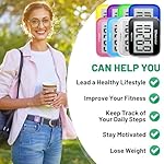 3D Pedometer for Walking, Simple Step Counter with Large Digital Display, Step Tracker with Removable Clip Lanyard, Accurately Track Steps for Men Women Kids Adults Seniors - Image 4