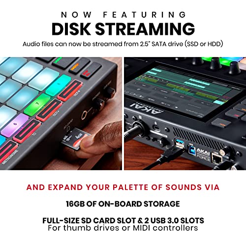 AKAI Professional FORCE – Standalone Music Production, MIDI Sequencer and DJ System with Synth Engines, MPC Sampling and Ableton Style Clip Launching