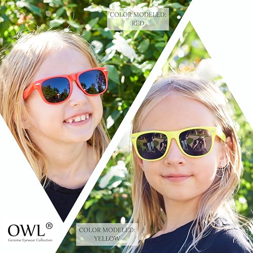 OWL Kids Polarized Sunglasses - UV Protected, Anti-Glare Rectangle Sunglasses for Toddlers, Boys & Girls4