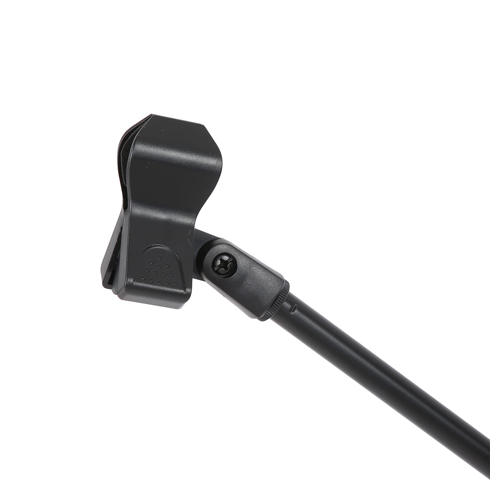 Qqmora Treppiede Pieghevole con Supporto per Microfono Ponderato, Regolabile per Prestazioni Vocali 70-180 Cm, Nero, 1 unità