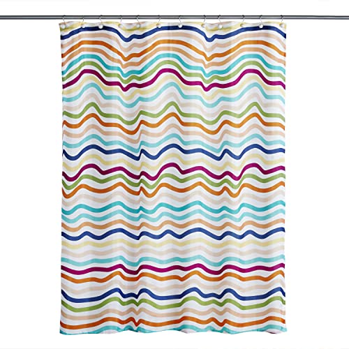 Image of SKL Home by Saturday Knight Ltd. Making Waves Shower Curtain,Multi