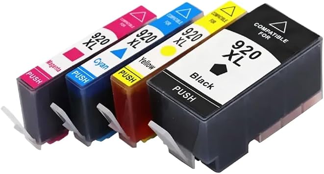 920XL Ink Cartridges Replacement Compatible with Officejet 6500 6500A 6000 7000 7500 7500A Printers1set