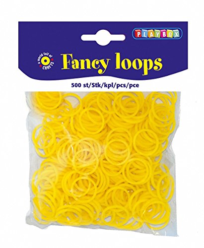 Yellow Loom Bands (500)