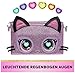 Purse Pets Clutch Purdy Purrfect Kätzchen - Kindertasche und Spielzeug in einem, Wird mit leuchtenden Augen in Regenbogenfarben lebendig, für Kinder ab 4 Jahren