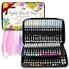 Colorya Feutre Aquarelle pour Coloriage Adulte – 50 Feutres + 2 Pinceaux à Réservoir d’Eau + 1 Pochette Zippée – Stylo Peinture Professionnel pour Dessin, Mandala, Bullet Journal