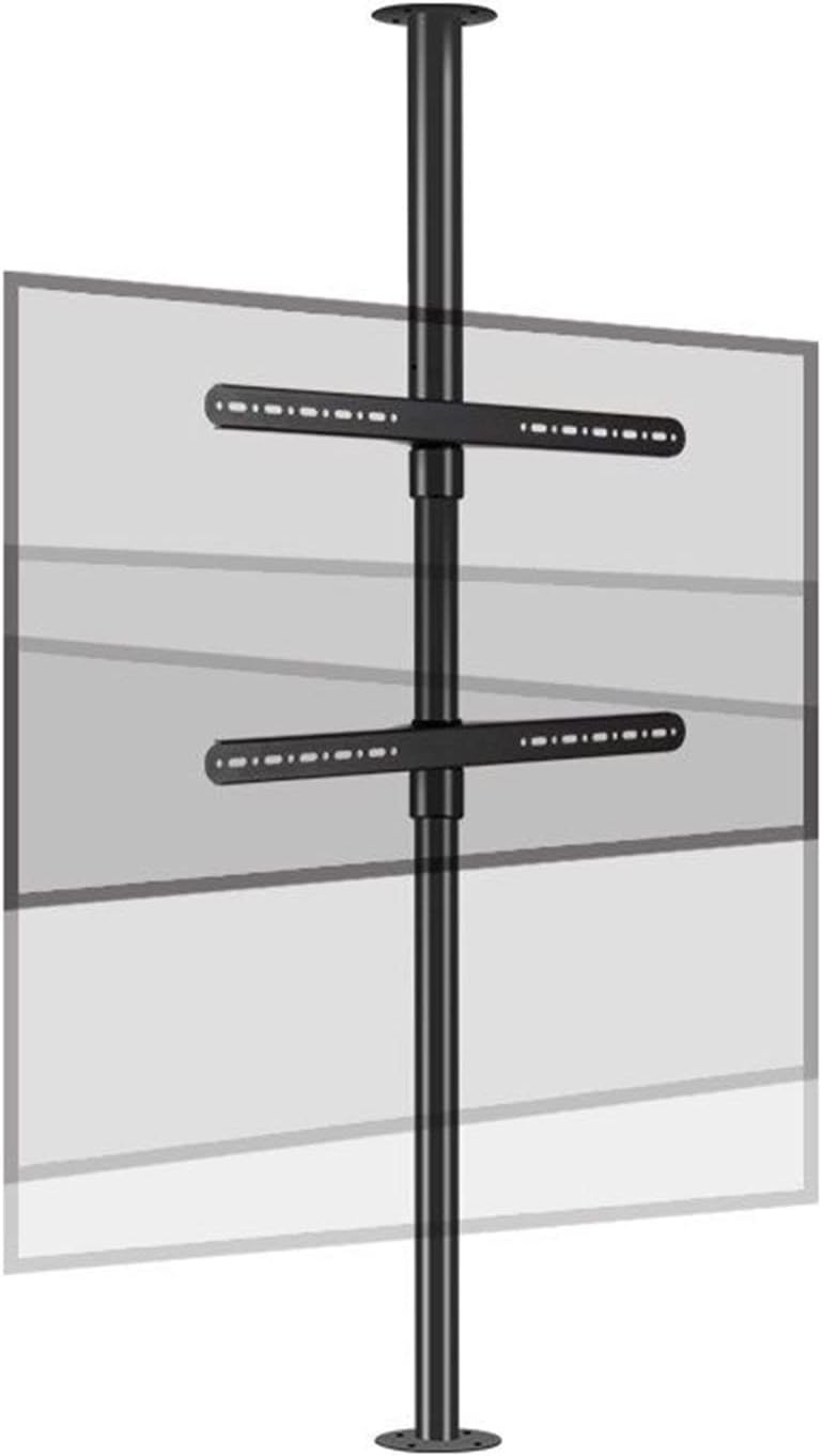 Floor Stand TV Mount Bracket for 32 75 inch LED Screen Display 360 Degree Rotation Up to 110 lbs Capacity Adjustable Height and Angle,