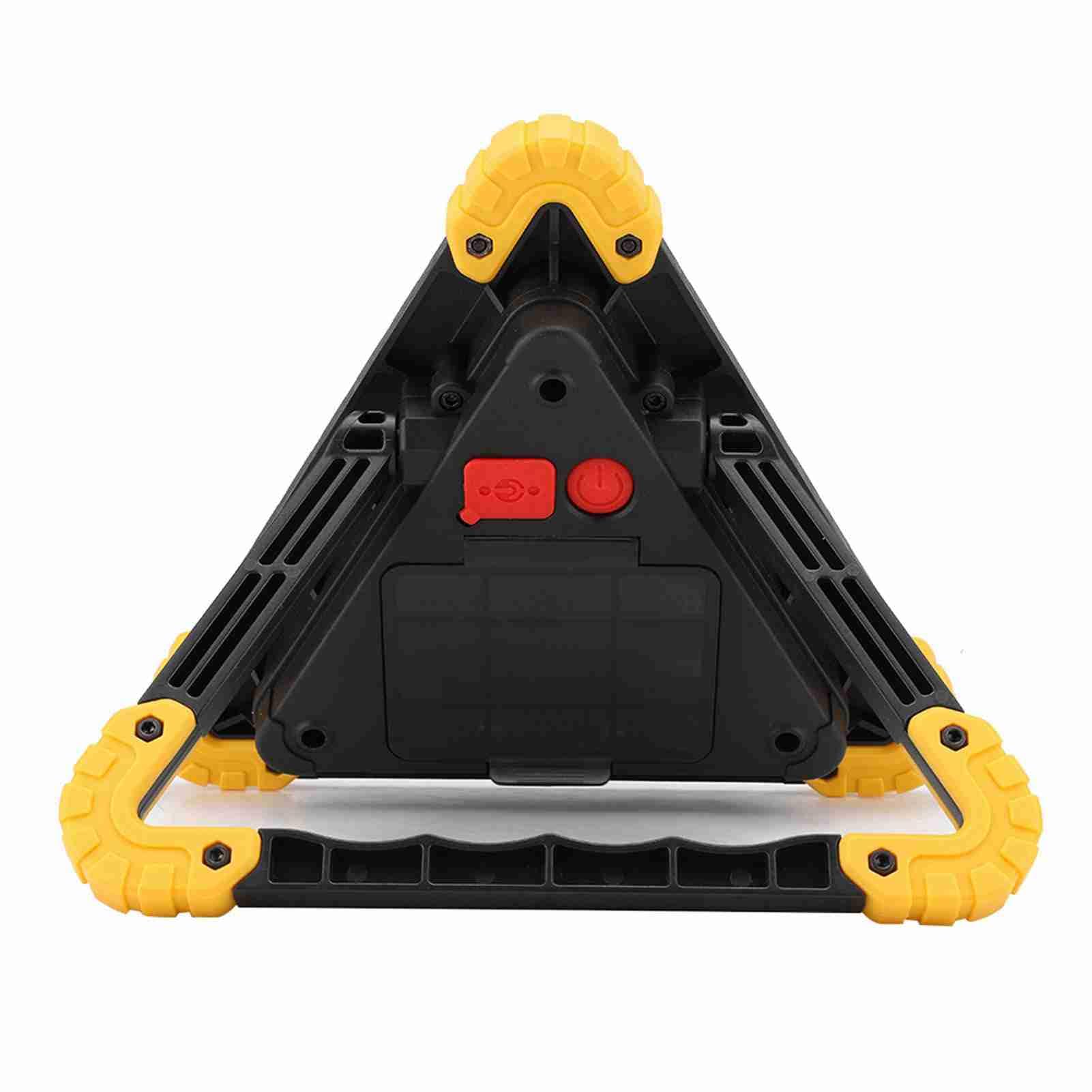Triangle d'arrêt d'urgence multifonction 30 W pour voiture avec voyant d'avertissement LED rouge