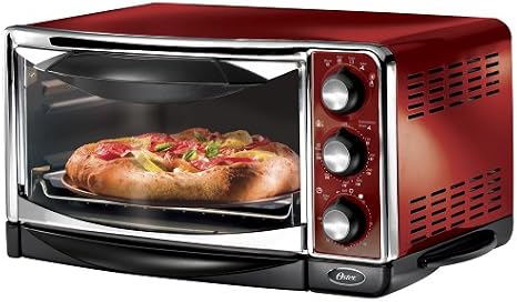 Amazon.com: Oster 6-slice Hornos de convección tostador, Rojo : Hogar y  Cocina