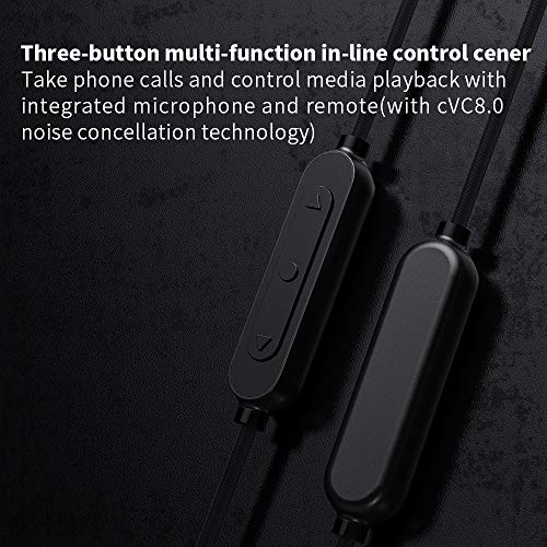 Fiio Lc-Bt1 Earphone Headphones Cable Bluetooth Hifi Wireless With Aptx/Aac/Sbc Support And Mic, 7H Playtime And App Control (Mmcx) #TOP3