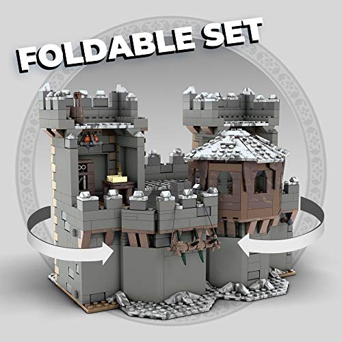 Mega Construx GMN75 - Probuilder Game of Thrones Die Schlacht um Winterfell, enthält 6 originalgetreue Mikro… – Bild 5