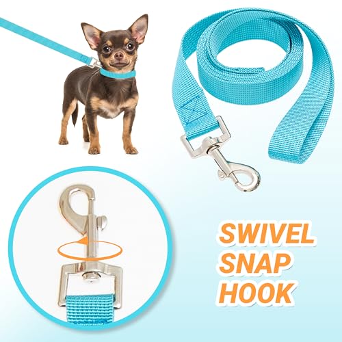 12 Pcs Dog Leashes for Small Medium Large Dogs, 6FT Lead Short Dog Leash with Swivel Hook for Walking, Training, Hiking, Rescues, Grooming, Shelter, Outdoor - Image 4