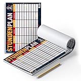 itenga Stundenplan DIN A4 als Block 25 Blatt Stundenplanblock Stundenpläne (Weltraum)