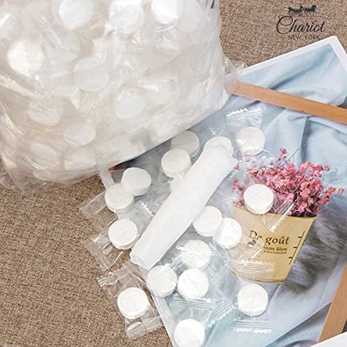 Chariot New York Compressed Tissues | Hygienic Multipurpose Wipes | Hypoallergenic Magic Coin Wipes for Facial, Baby wipes, Travel purposes | Safe for Skin |50 Coin Tissues - Image 3