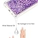 S8 Plus Case for Women, Cattech Glitter Liquid Sparkle Floating Luxury Bling Quicksand [Drop Protection] [Non-Slip Grip] Slim Clear Soft TPU Cover for Samsung Galaxy S8 Plus + Stylus (Purple)