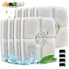 Comsmart Pet Fountain Filter Set, 8 Pack 3 Triple Filtration System Replacement Cat Water Fountain Filters & 4 Pre…