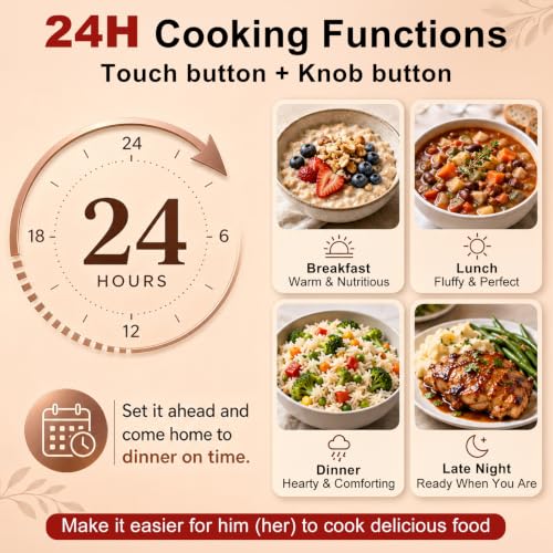 Image of Fullwill 8QT Electric Pressure Cooker,12-in-1 Multi Cooker,1200W