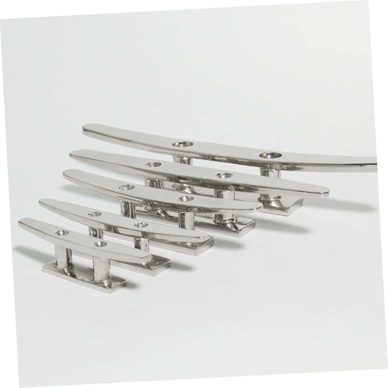Stainless Steel Conjoined Cleat Durable Dock Cleat for Boat Mooring Easy Installation Suitable for Various Screws and Bolts for Securing Watercraft