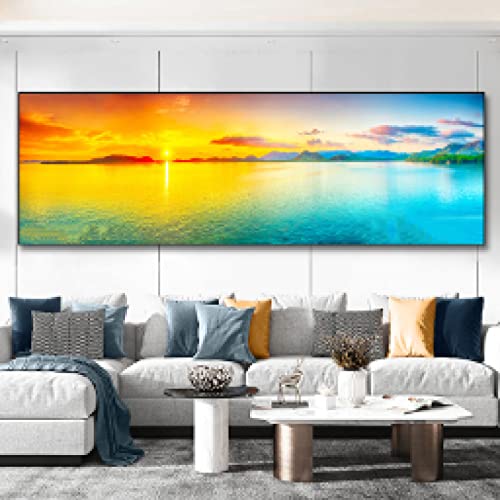 Toile affiches et gravures mur art panoramique 60x180 cm decor de maison