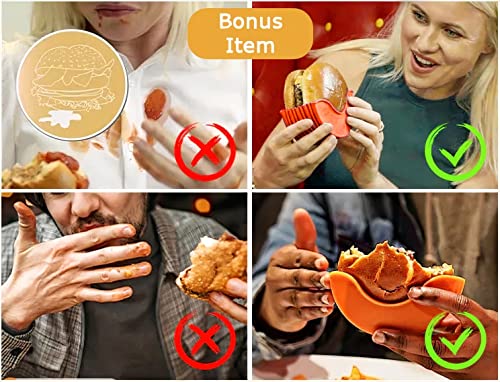 Reusable Pizza Storage Container | Pizza Container | With 5 Serving Trays | Improved | Burger Holder | Silicone Collapsible Reusable Microwavable & Dishwasher Safe | Leftover Slice Container #TOP7