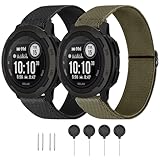 Top 10 Best Garmin Watch Bands for Every Style and Need 7 HQzon 22mm Elastic Nylon Band Compatible with Garmin Instinct 1/2/3 45mm Solar,Soft Breathable Sport Replacement Strap for Fenix 8 47mm/Instinct Esports/Tactical(2 pack)