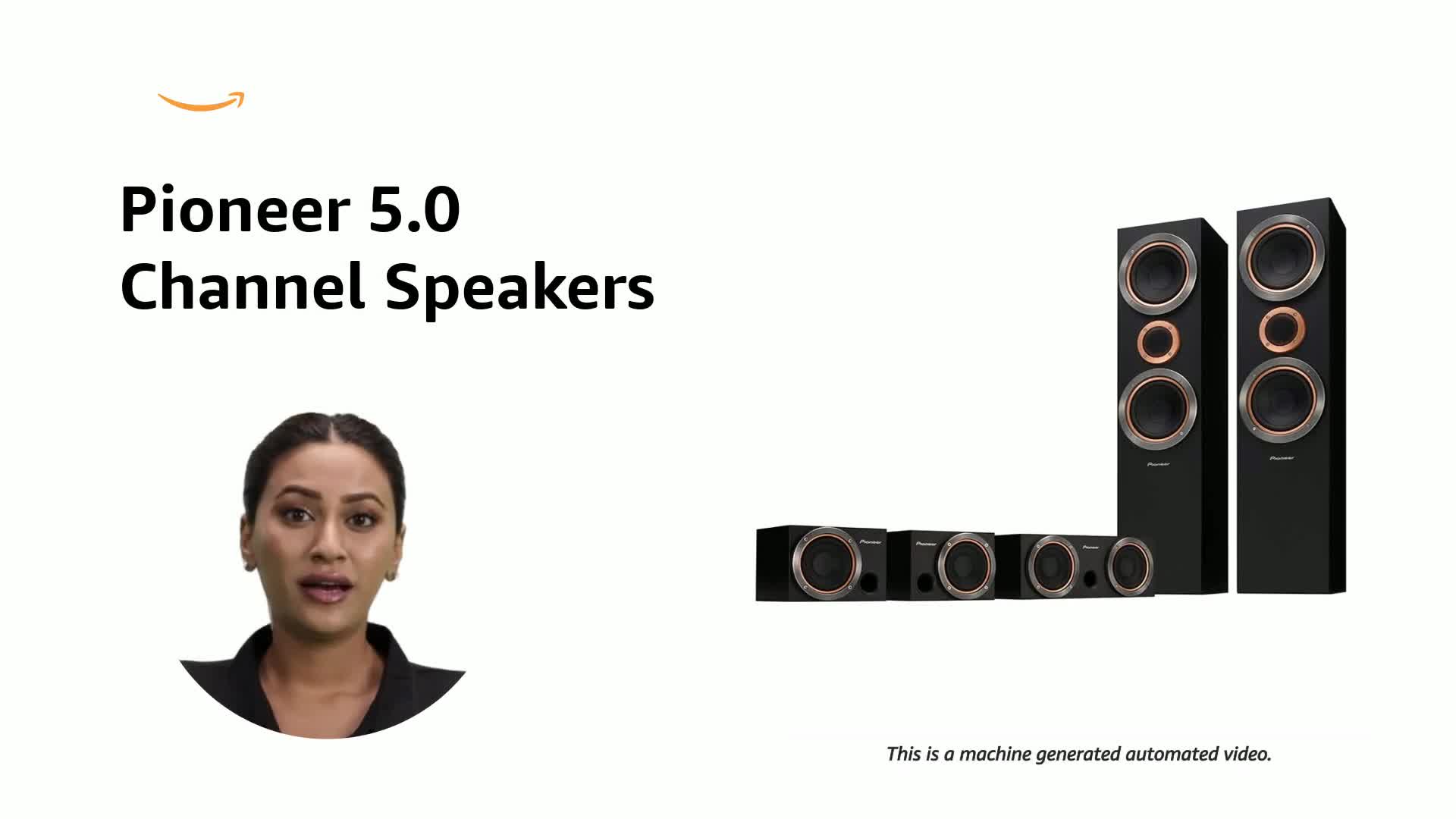 Pioneer S-RS55TB 660 Watt 5.0 Channel Speaker (Black) Price: Buy