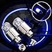 CJRSLRB 4Pack Car Tire Wheel Valve Light, Bike LED Wheel Lights, Waterproof Wheel Valve Caps Lights (Colorful)