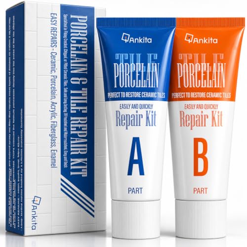 Ankita Porcelain Sink Repair Kit White, High-Gloss...