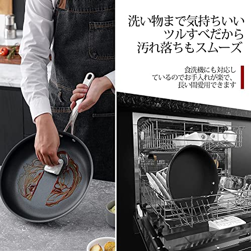 ブ フライパン シルバー 20cm IH対応 5層コーティング くっ