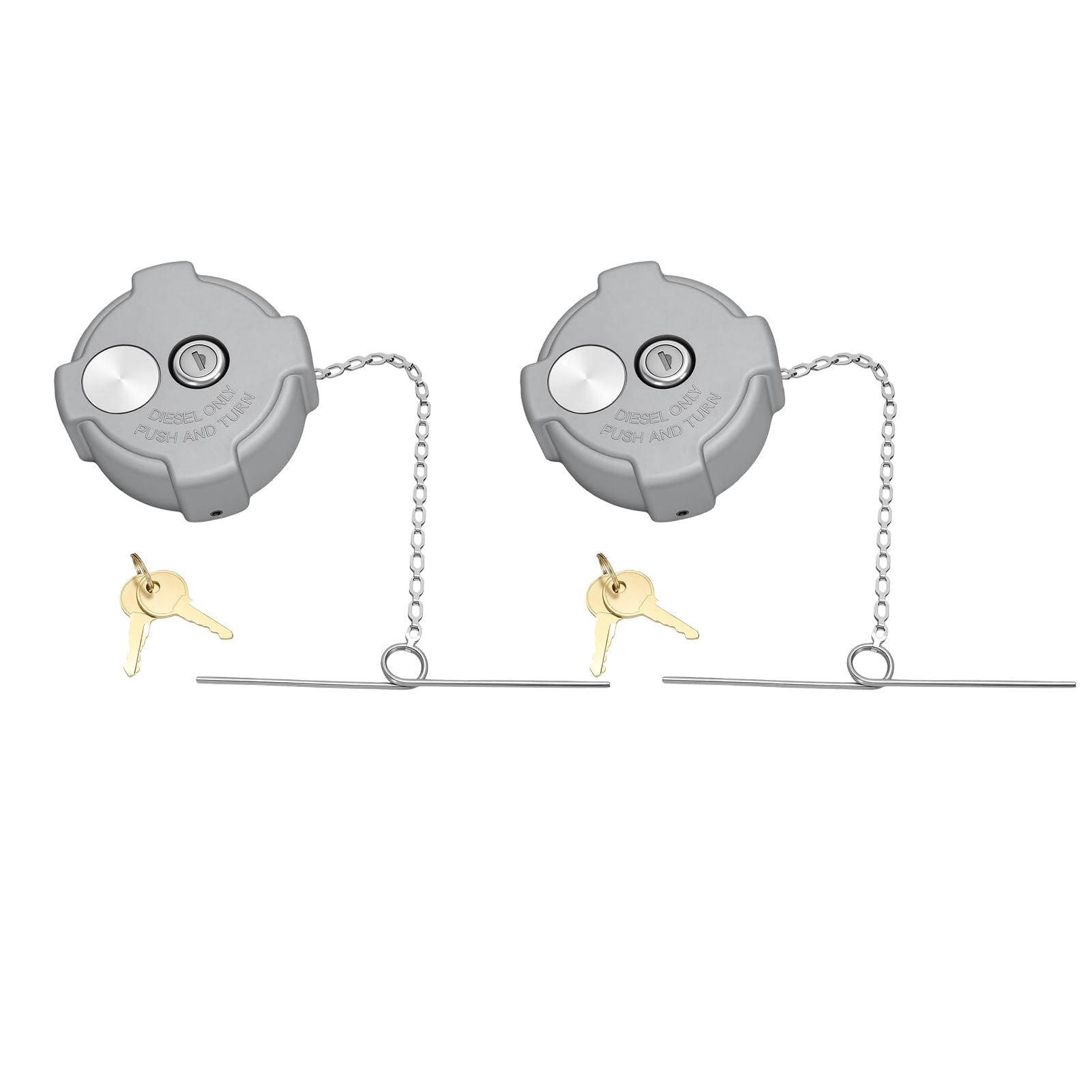 Generic Blokada Korka Wlewu Paliwa Zamek Korka Wlewu Paliwa Blokada Zbiornika Aluminiowy 03-37017-002 0337017002 600149 Bezpośrednie Dopasowanie z Kluczami Zastąpienie dla