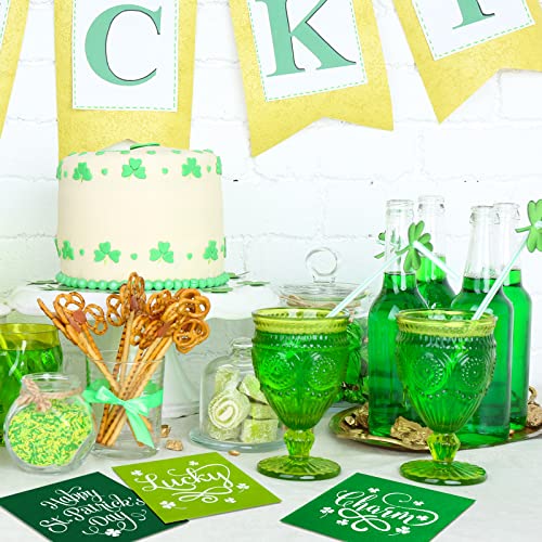 Serviettes Saint-Patrick jetables pour éviter les taches sur votre nappe de dîner - 6